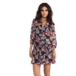 juicy couture drop waist dress JUICY COUTURE Fashion Blossom Floral Ruffle Strap Mini Drop Waist Hot Dress